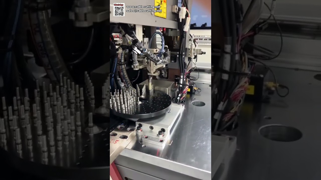 Máquina Automática de Crimpado de Terminales Doble e Inserción de Conectores