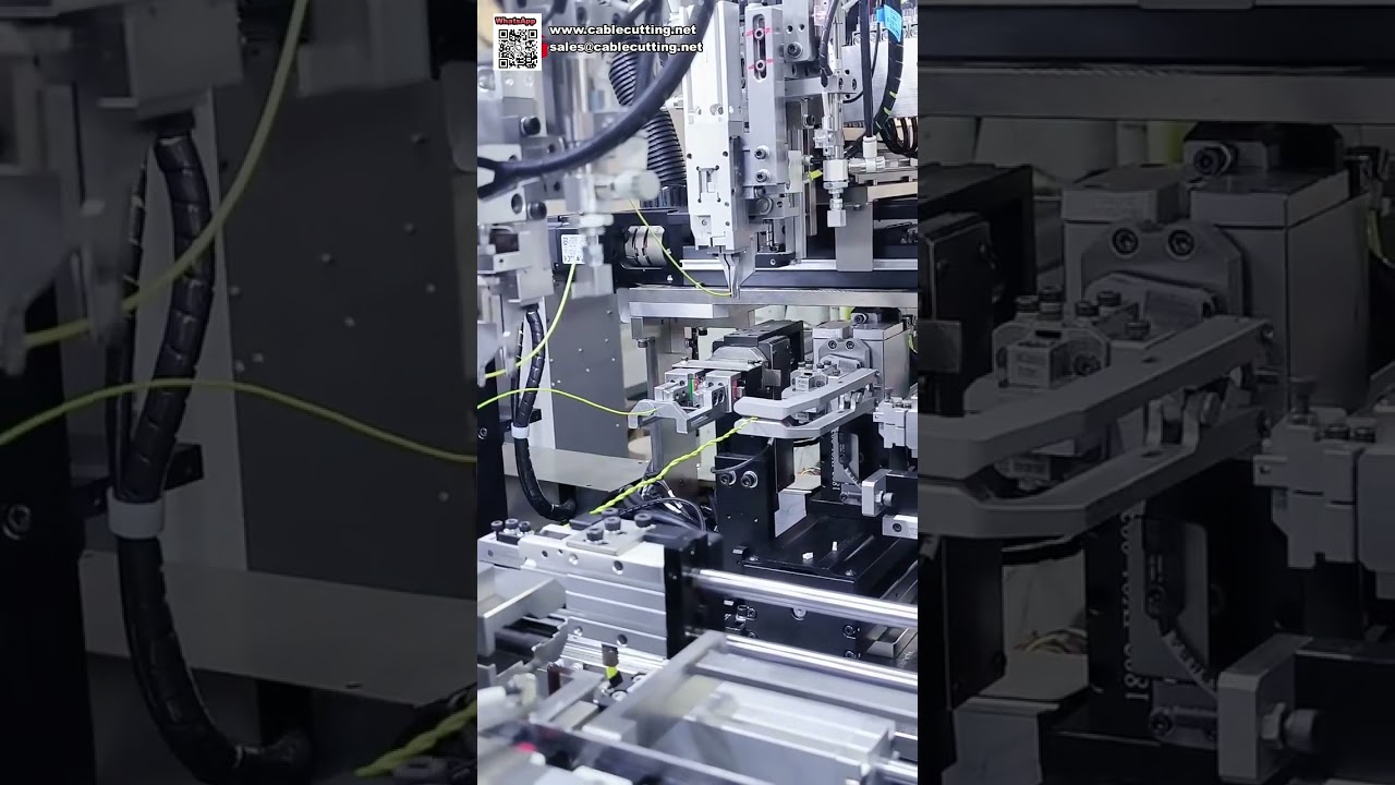 Máquina Integrada de Alta Eficiencia para Trenzado de Cables, Crimpado de Terminales e Inserción de Conectores