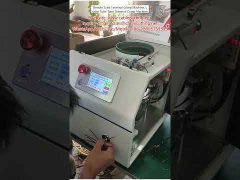 Máquina de Crimpado de Terminales de Tubo de Aguja y Tubo Suelto