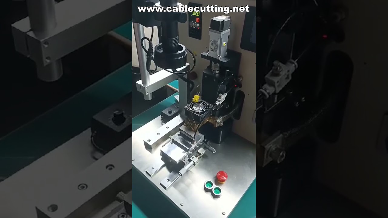 Máquina de soldadura servo y por barra caliente para cables flexibles | Precisión industrial
