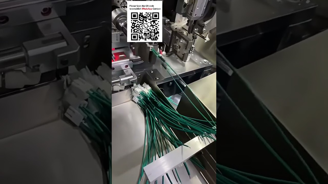 Máquina Todo en Uno: Corte, Pelado, Crimpado, Inserción, Estañado, Termoretractil e Impresión #FullAutomático