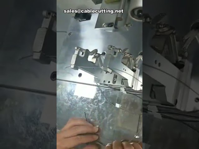 Máquina etiquetadora semiautomática para cables y alambres | Etiquetado de tubos plásticos para motores de auto