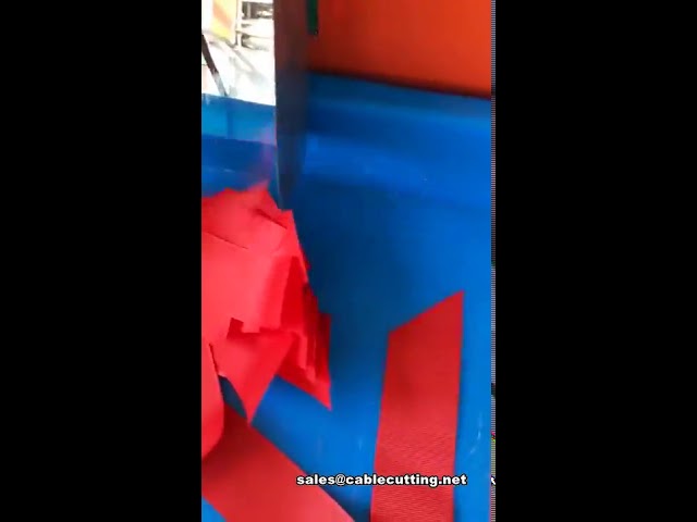 Máquina de corte ultrasónico para cinta adhesiva - Corte trapezoidal industrial