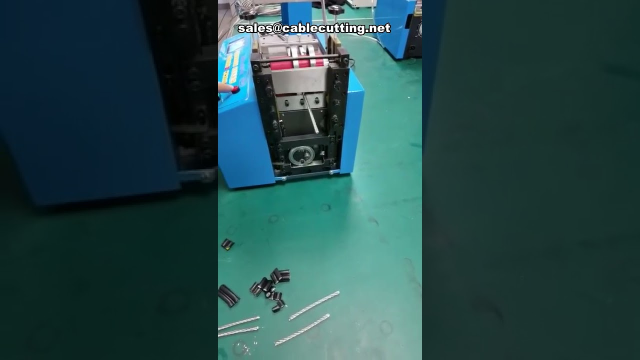 Máquina de corte industrial para cuerda de acero de 6 mm – Corte preciso y eficiente