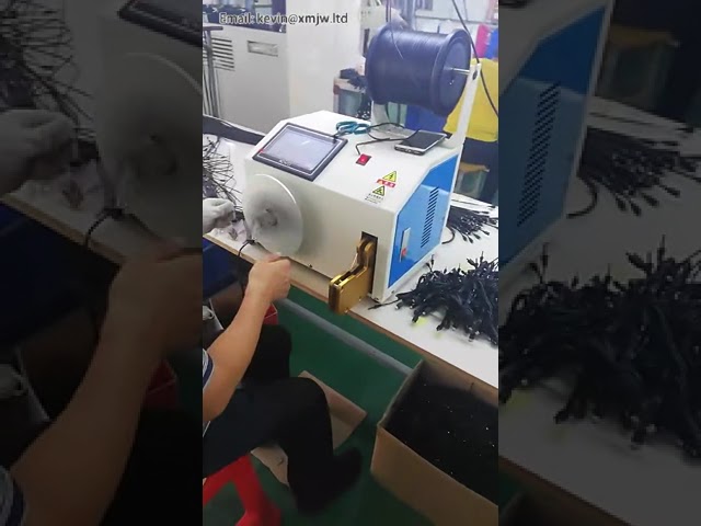 Máquina eléctrica de atado y torcido de alta velocidad para cables de carga apantallados - Equipo HD