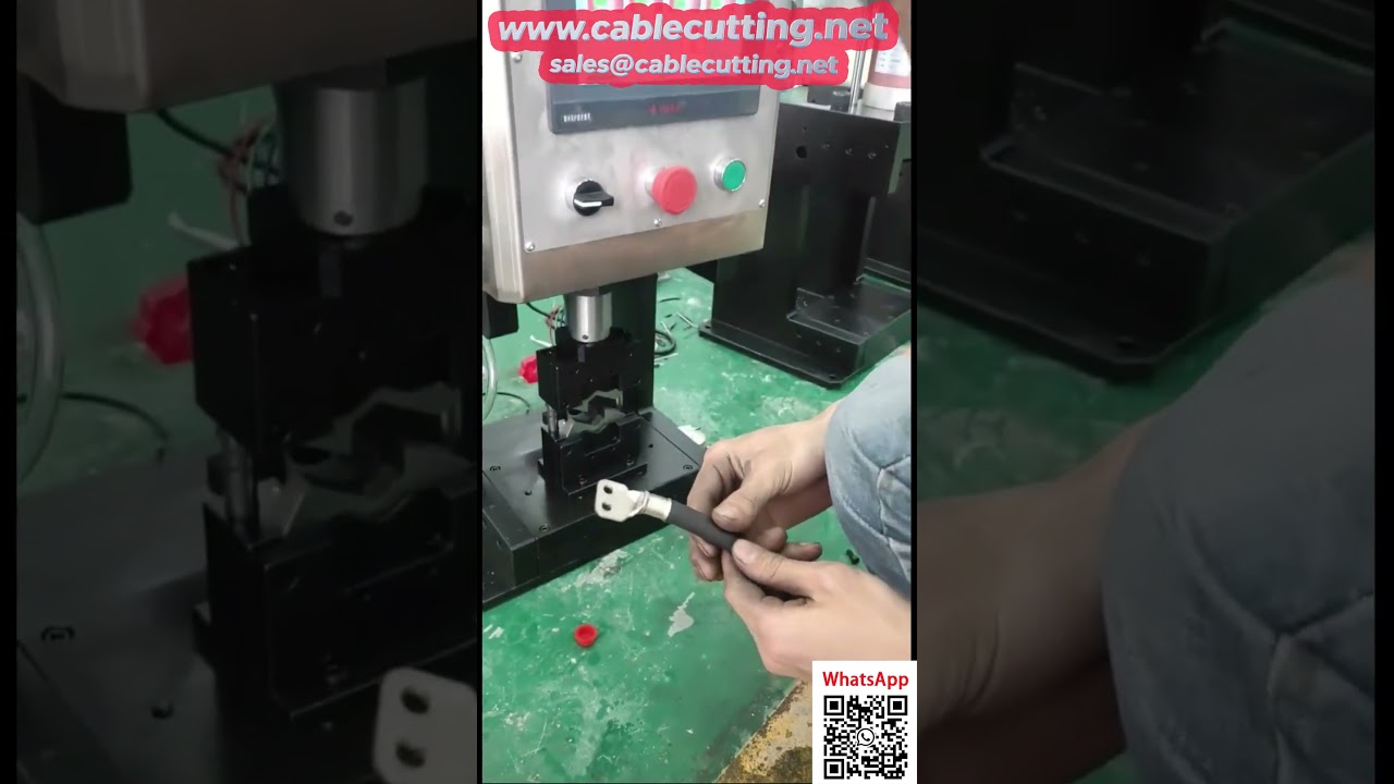 Máquina CNC hidráulica para terminales de 50 mm²: sin cambio de molde, máxima eficiencia