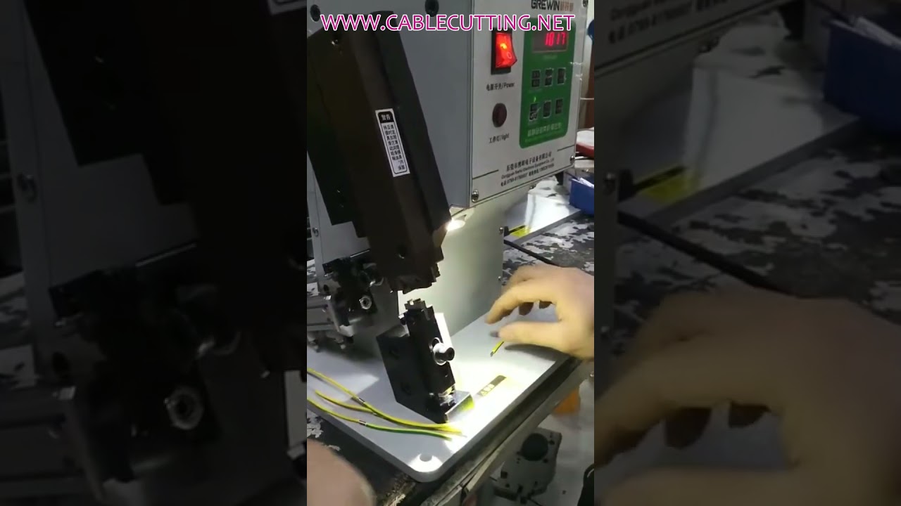 Máquina de Empalme y Crimpado de Cables | Equipo Profesional para Conexión de Terminales
