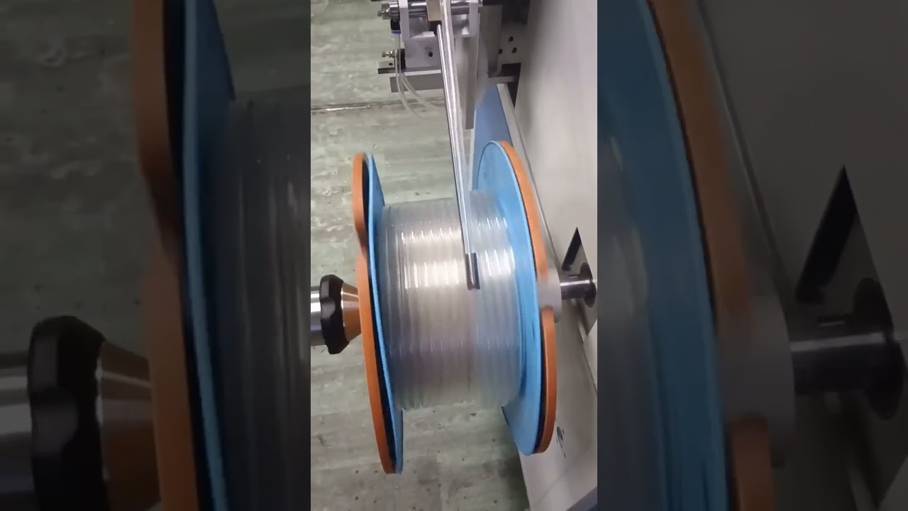 Máquina Automática de Conteo, Corte y Bobinado de Manguera PVC con Medición Precisa | #máquina