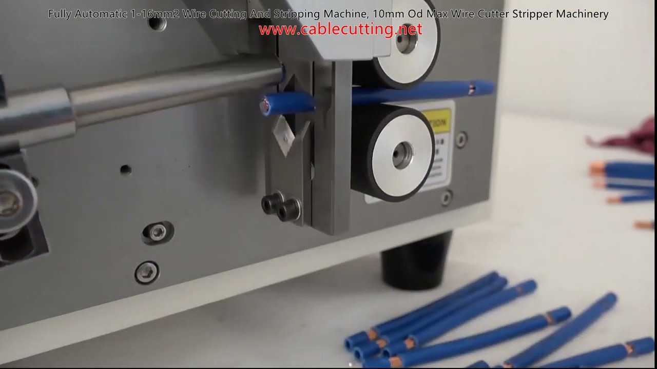 Máquina Cortadora y Peladora Automática de Cables 1-16 mm², Diámetro Máx. 10 mm - Procesamiento Industrial