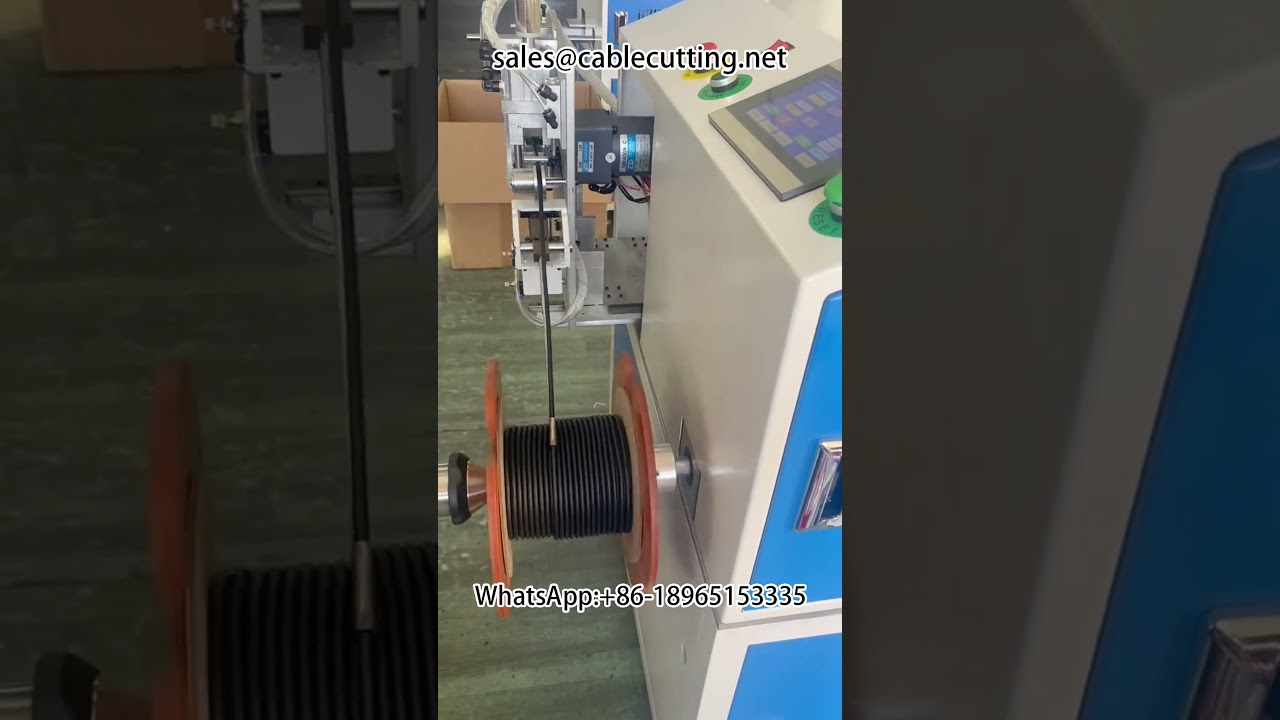 Máquina automática de conteo y bobinado de metros | Bobinadora y rebobinadora para alambre #MáquinaBobinadora #ProcesamientoDeAlambre