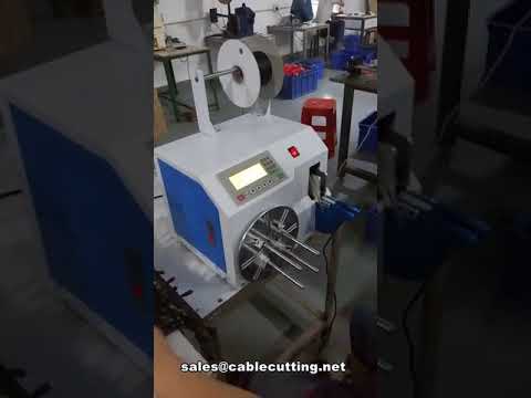 Máquina de cierre twist y bobinadora de precisión para carretes de alambre