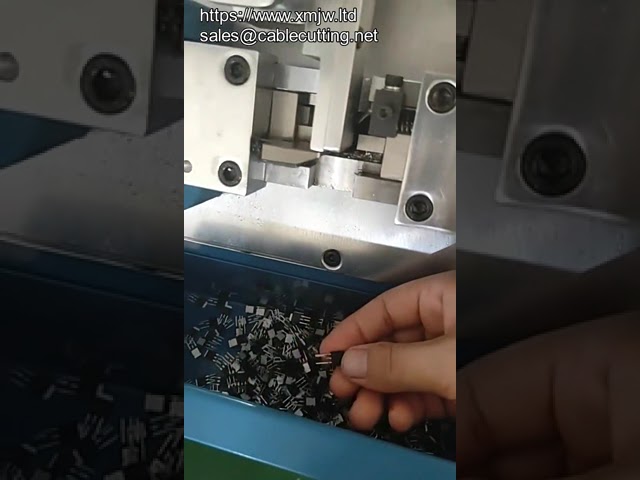 Máquina de Corte y Formado de Patas de Transistores de Potencia | Curvadora de Terminales para Empaque en Tubos