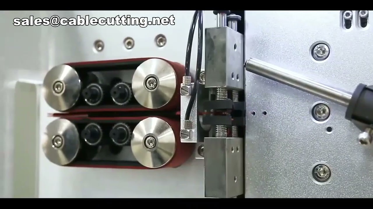 Máquina peladora y cortadora de cables revestidos con pelado interior automático