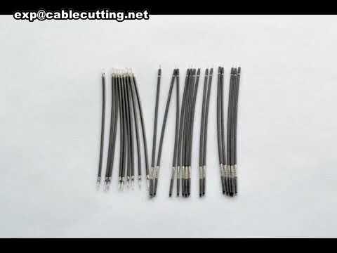 Máquina automática de corte y pelado de cable coaxial | Cortadora y peladora automática de cables coaxiales