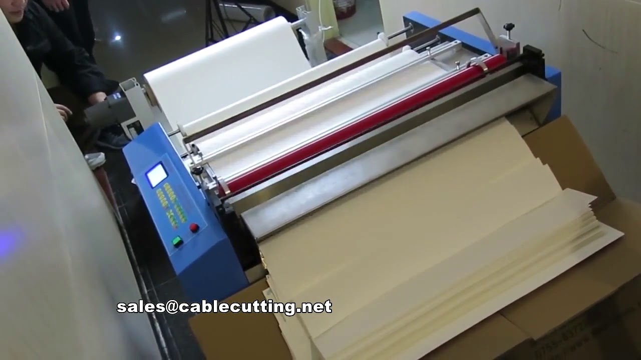 Máquina cortadora automática para papel estampado en caliente y paneles solares – 700 mm de ancho
