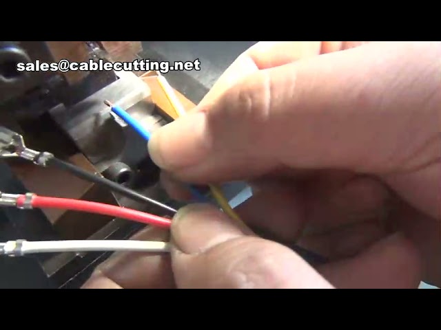 Máquina Automática de Crimpado de Cables y Terminales - Crimpadora Eficiente