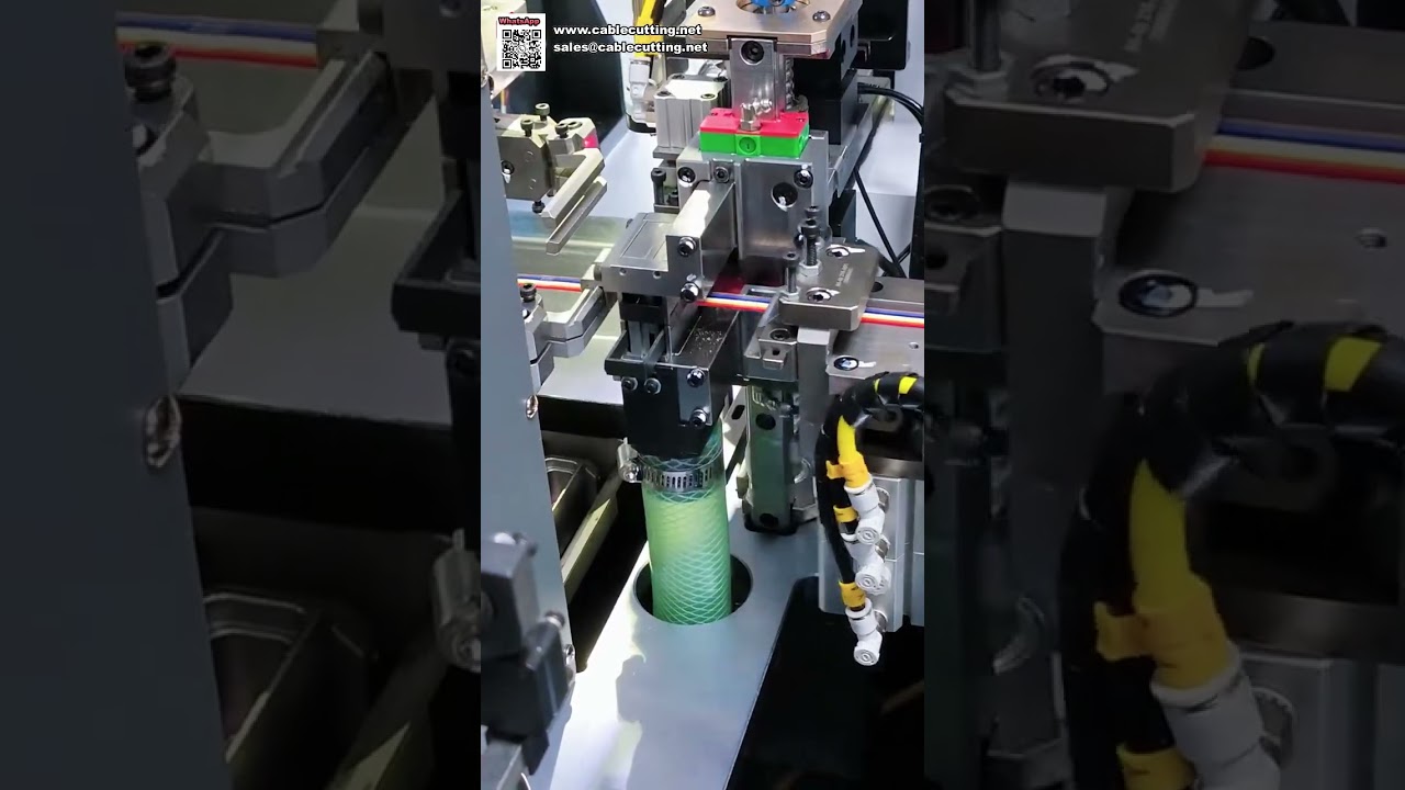 Máquina Automática de Corte, Pelado y Crimpado de Terminales para Cables