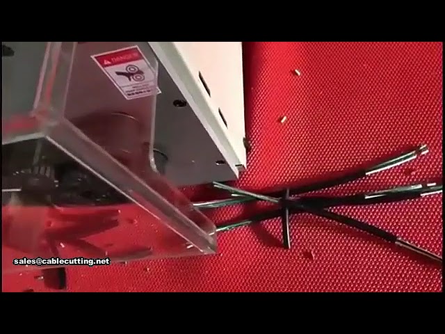 Máquina Peladora de Cables Multinúcleo Automática | Cortadora y Peladora de Cables de Cobre Eléctrica