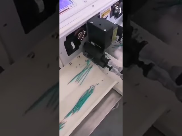 Máquina de Corte y Pelado de Cables Automática | Pelacables Eléctrico Pequeño #fábrica