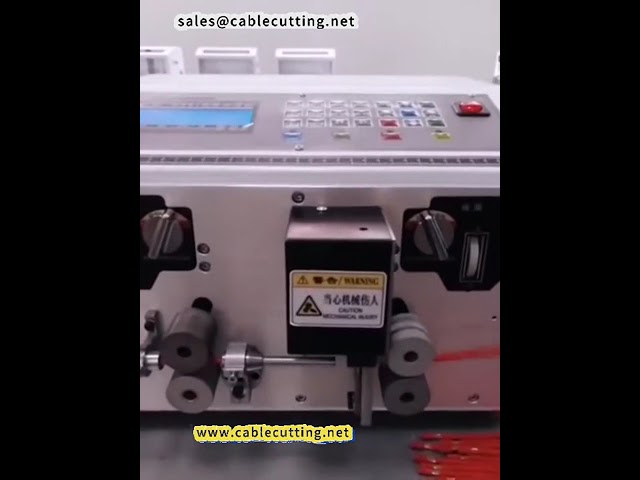 Máquina automática pelacables y cortadora de cables multifunción controlada por computadora