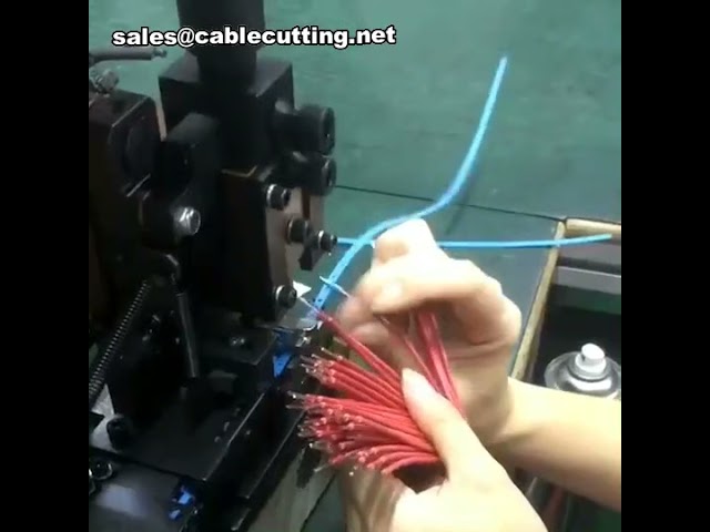 Máquina Crimpadora de Terminales Silenciosa para Cables en Carrete | Crimpado de Alta Precisión