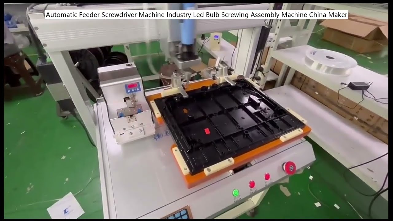Máquina automática de alimentación y atornillado para ensamblaje de bombillas LED – Fabricante líder en China